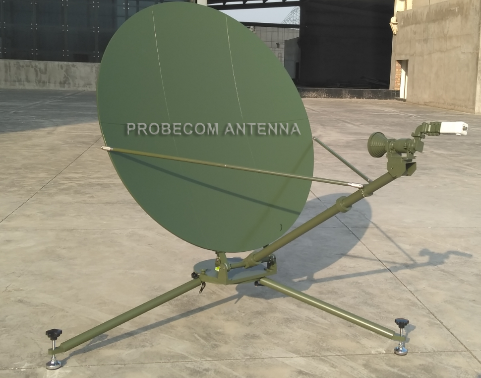 Probecom 0.75M Ka band flyaway antenna